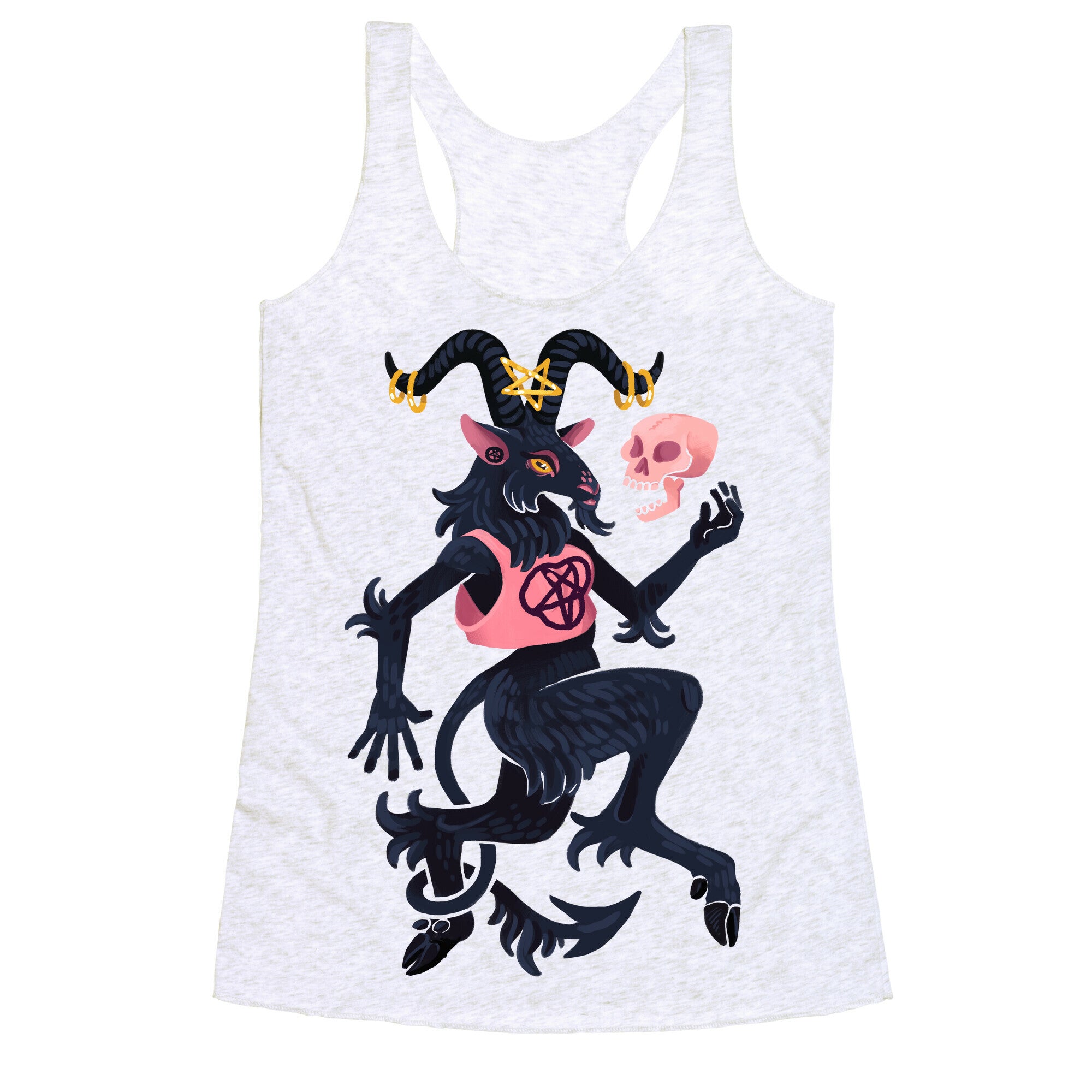 Goth Goat Racerback Tank